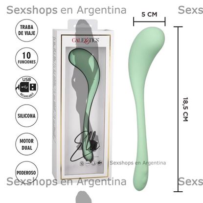 Elle estimulador de punto G de silicona liquida